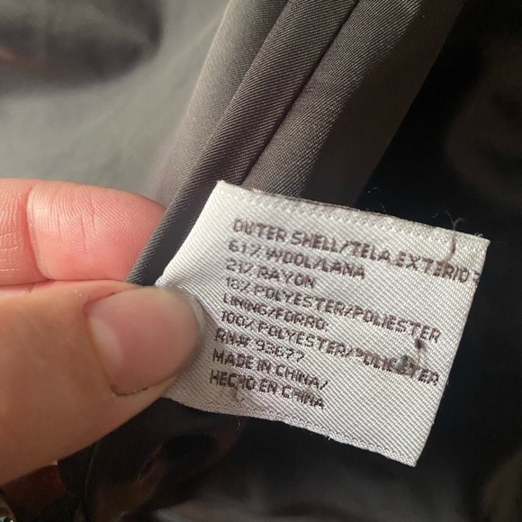 XL Worthington Wool Pea Coat - Picture 7 of 7